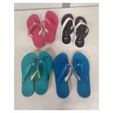 Nike flip flops size 8 and 9