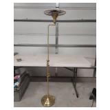 Mid Century Modern Brass Floor Lamp with UFO Shade