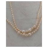 Pink Pearl Strand Necklace 64 in