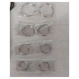 Orazio Hoop Earring Set with Storage Pouch