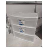 Sterilite 3 drawer storage