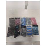 Bulk S/M Size Patterned Crew Socks Bundle