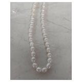 Cultured Pearl Necklace and Earring Set 18 in