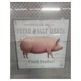Farmhouse Pig Wall Art Set