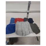 Mixed Color Cotton Gym Shorts Lot - Size Large