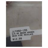 Handcrafted Wooden Bead Necklace Set