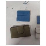 Collection of Leather Wallets - Mixed Colors