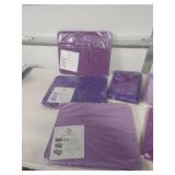 Purple Storage Organizer with Divider by JM