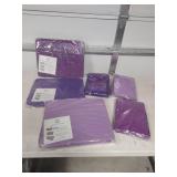Purple Storage Organizer with Divider by JM