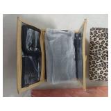 Fashion Ring Wallet Set - Leopard Print and Beige