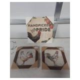 Farmhouse Rooster Wall Art Collection