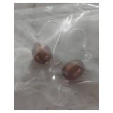 Chocolate Brown Pearl Necklace, Bracelet and Earrings