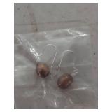 Chocolate Brown Pearl Necklace, Bracelet and Earrings