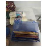 Large Yarn Collection with Knitting Needles Set