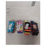 (4) Arizona Crew Socks Multi-Pattern 3-Pack