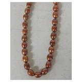 Chocolate Brown Pearl Necklace