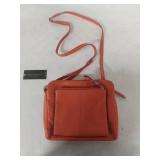 Tignanello Coral Leather Crossbody Bag