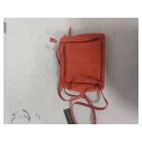 Tignanello Coral Leather Crossbody Bag