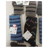 HUE Brand Mixed Lot Holiday Socks Collection