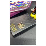 Disney Minnie Mouse Kids Holographic Backpack, Vintage PVC Figurine and Pendant