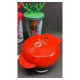 Holiday Waffle Maker & Christmas Tumblers