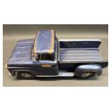 Vintage Tonka side Step Pickup Truck, likely a 1957 or 1958 model, made of pressed steel.