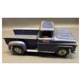 Vintage Tonka side Step Pickup Truck, likely a 1957 or 1958 model, made of pressed steel.
