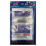 Dale Earnhardt NASCAR - Hallmark Ornament in Original Packaging & Kansas Speedway Vertical Flag