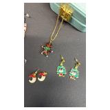 Holiday Jewelry Set with Jewelry Box