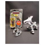 TOY REPLICA of a First Order TIE Fighter Zebra Smartphone Holder and In Original Package Boba Felt Star Wars Mandalorian Figurine