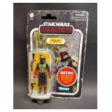 TOY REPLICA of a First Order TIE Fighter Zebra Smartphone Holder and In Original Package Boba Felt Star Wars Mandalorian Figurine