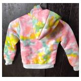 NEW Full Zip Sherpa Lined Hooded Unicorn Jacket Size 5 In Kids