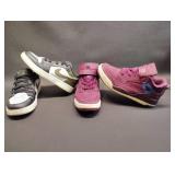 Air Jordan Low sneakers Size 1 and Bordeaux Jordan Spike Low sneakers Size 3
