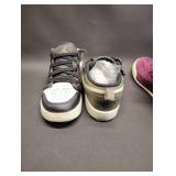 Air Jordan Low sneakers Size 1 and Bordeaux Jordan Spike Low sneakers Size 3