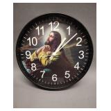 10 Inch DIAMETER PRAYING JESUS CLOCK