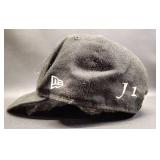 THREE New Era 59FIFTY fitted baseball caps, which are the official on-field caps for Major League Baseball teams. The caps represent different professional baseball teams.