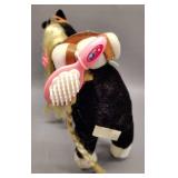 HollyHOME Stuffed Animal Horse Pretty Plush Toy COMES WITH PINK HAIR BRUSH AND WHITE BLANKET