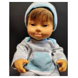 Miniland Baby Doll Caucasian Boy with Down Syndrome And Doll Diapers