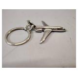 PETERBILT KEYCHAINS AND EMBLEM SERENITY PRAYER KEYCHAIN AND BOEING AIRPLANE KEYCHAIN