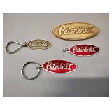 PETERBILT KEYCHAINS AND EMBLEM SERENITY PRAYER KEYCHAIN AND BOEING AIRPLANE KEYCHAIN