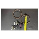 Bohemian Jewelry Lot with Evil Eye Key Charm