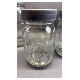 Ball Mason Glass Jars with Leak Proof Lids (1) 24 oz and (5) 12 oz