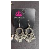 Fashion Jewelry Collection - Faux Pearl and Crystal Earrings