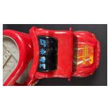 Battery Operated Lights and Sound Red Vehicle Car Carrier Toy (untested)