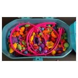 Popper Style Beads with Headbands in Carrier
