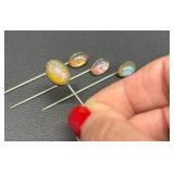 Opal Hat Lapel Pins Collection
