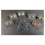 Nautical Theme Stud and Dangle Earrings