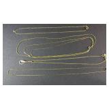 Gold Tone Chain Collection