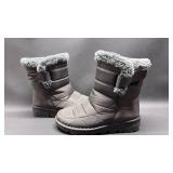 Ladies Winter Snow Boots with Faux Fur Trim EU Size 40