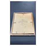 Decorative Silhouette Art and Mirror (6 by 14 inches)